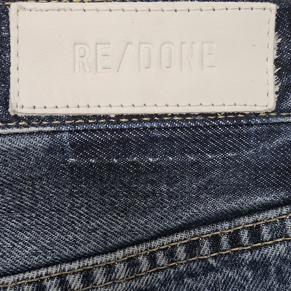 📌241 RE/DONE DISTRESSED  90S HIGH RISE LOOSE JEANS WOMEN'S SIZE 27 - Picture 11 of 15